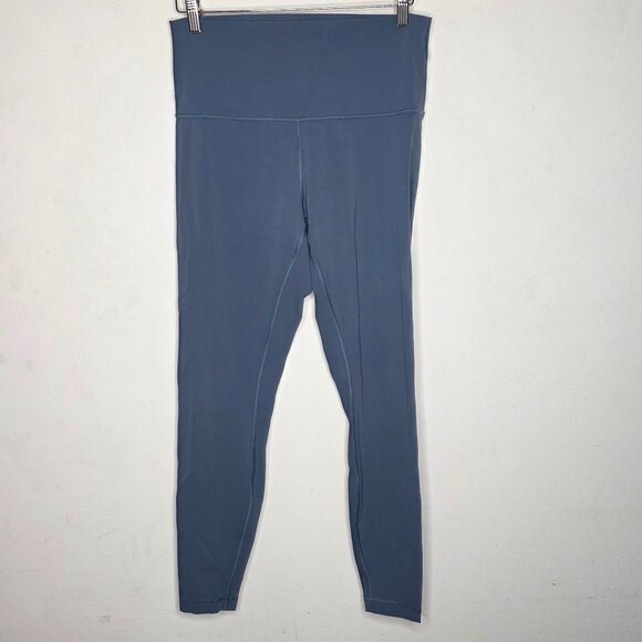 Lululemon Wunder Under Super High-Rise Tight *Full-On Luxtreme 28" Blue Sz 12 - Picture 1 of 5